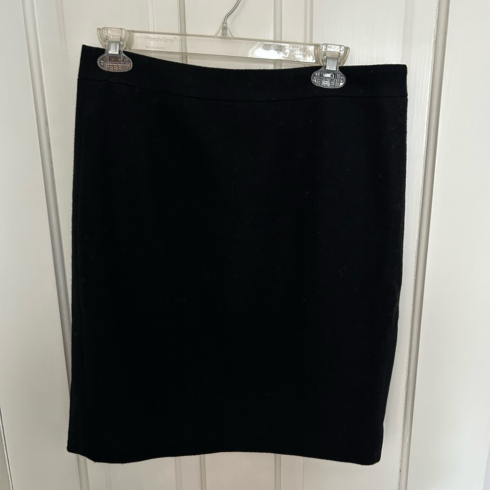 J. Crew Black Classic Pencil Skirt